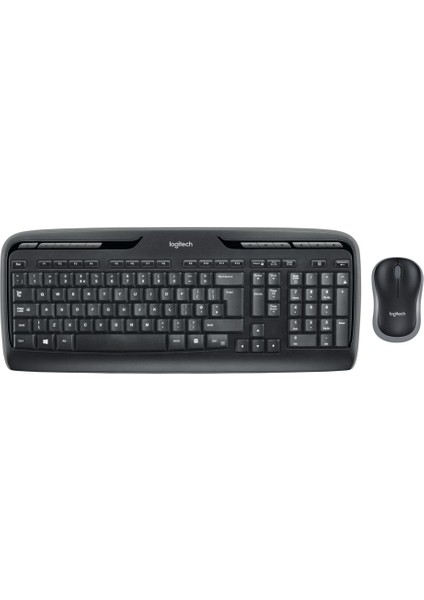 Logitech MK330 Kablosuz Türkçe Klavye Mouse Seti - Siyah