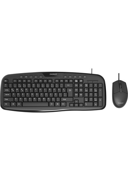 Everest Un-795 Siyah Usb Q Multimedia Klavye + Mouse Set