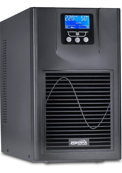 Powerful PSE-1103 3000 VA Online UPS Kesintisiz Güç Kaynağı 3 KVA LCD Ekranlı
