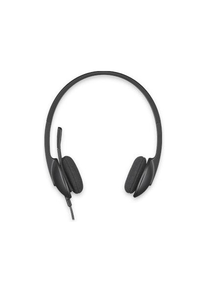 Logitech H340 Kulaklık Kablolu Mikrofonlu Aktif Gürültü Önleme Özellikli Siyah Renkli 981-000475