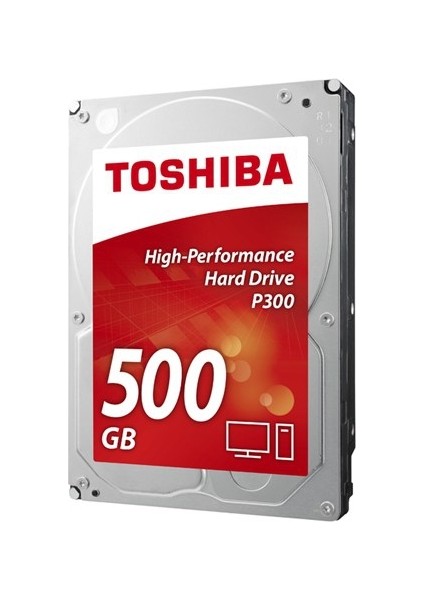 Toshiba P300 500GB 3.5" Desktop Disk 7200RPM Sata 3 64MB 3.5 Yüksek Performanslı Veri Depolama HDWD105EZSTA
