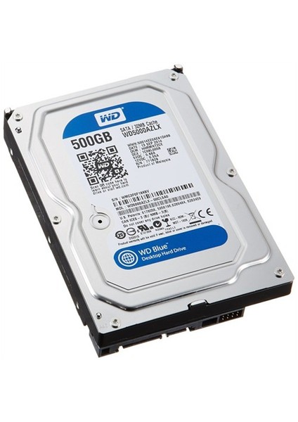 WD Blue 500GB 7200RPM 32MB 3,5" Sata 3.0 Sabit Disk (WD5000AZLX)