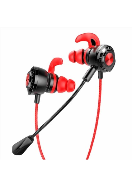 Rampage RM-K36 PROUD 3,5mm Gaming Kırmızı Kulak İçi Mikrofonlu Kulaklık