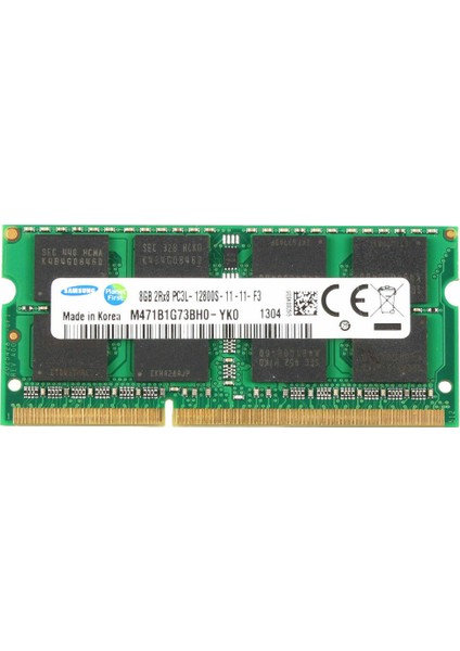 Samsung 8GB 1600MHz DDR3L Notebook Ram 2Rx8 PC3L-12800S-11-11-F3 Yüksek Performans İçin
