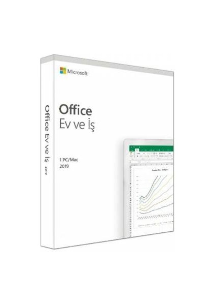 Microsoft Office 2019 Ev ve Iş Türkçe Lisans Kutu T5D-03258