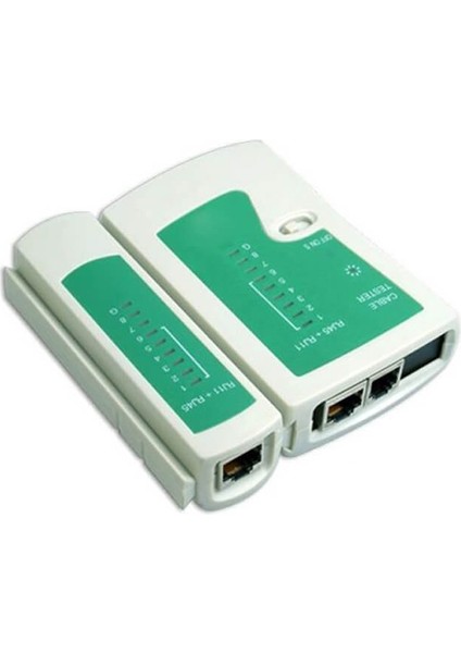 Fideco RJ45 RJ11 ADSL Ethernet İnternet Kablo Test Cihazı Cat5/6 Network Tester Yüksek Hız Destekli Dayanıklı Tasarım
