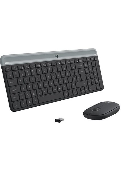 Logitech MK470 Kablosuz Klavye & Mouse Seti Türkçe Q Kullanım Amacı Ev - Ofis 10 Metre Menzil