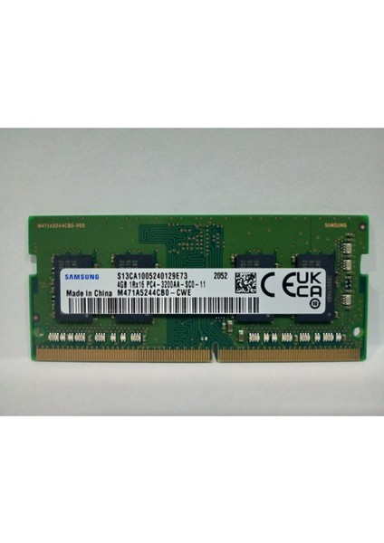 Samsung M471A5244CB0-CWE 4 GB Ddr4 3200 Mhz CL22 Notebook Ram
