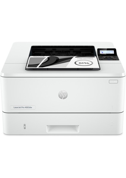 HP LaserJet Pro 4003dw Yazıcı, Kablosuz Siyah beyaz Yazıcı, Çift taraflı, 2Z610A