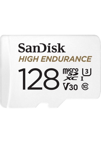 Sandisk High Endurance 128GB 100/40MB/S Microsdxc C10 V30 Hafıza Kartı SDSQQNR-128G-GN6IA