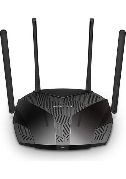 Mercusys MR80X, AX3000 Mbps, Gigabit Portları, Fiber Destekli, Access Point Modu, 160 MHz Kanalı, Mobil Uygulama Destekli, VPN Destekli, 256'ya Kadar Cihaz Bağlanabilir, Dual-Band Wi-Fi 6 Router