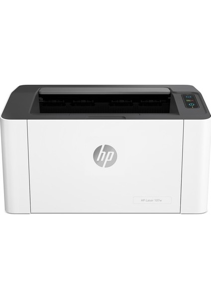 HP Laser 107wr WiFi Mono Lazer Yazıcı Dakikada 20 sayfaya kadar baskı hızı, Siyah Beyaz