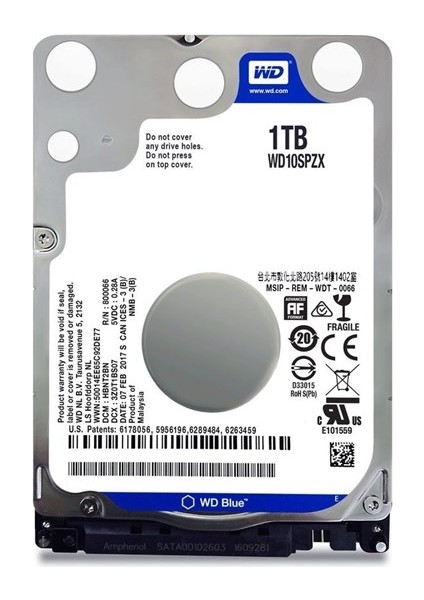 WD 1tb WD10SPZX Blue 5400RPM 128MB