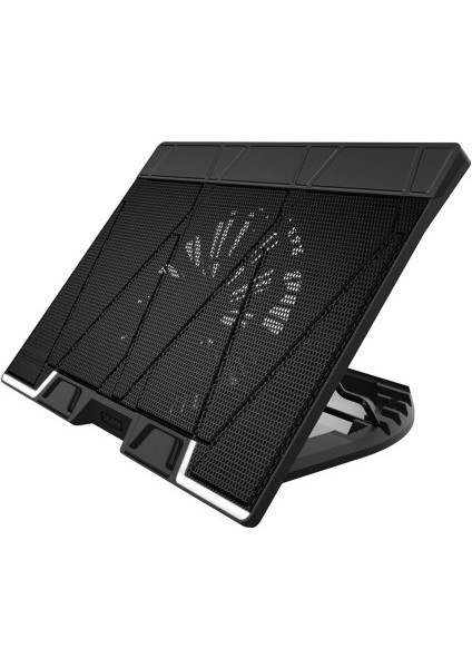 Zalman Zm-Ns3000 17" 200mm Fanlı 6 Kademe Yuksekli̇k Ayarlı Tyep-C Data Baglantılı Notebook Stand Ve Sogutucu