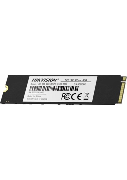 Hikvision 512GB NVMe M.2 SSD 2500MB/s Okuma 1025MB/s Yazma Hızı ile Hızlı Depolama