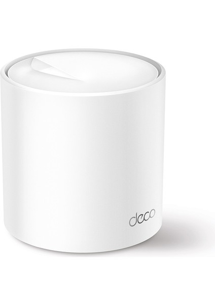 TP-Link Deco X50 (1-Pack) | Wi-Fi 6 Mesh Sistemi | AX3000 Mbps Hız | Fiber Uyumlu | Çift Bant | Gigabit Port | 150 Cihaz | 230 m² Kapsama | WPA3 | Mobil Uygulama ile Kolay Kurulum