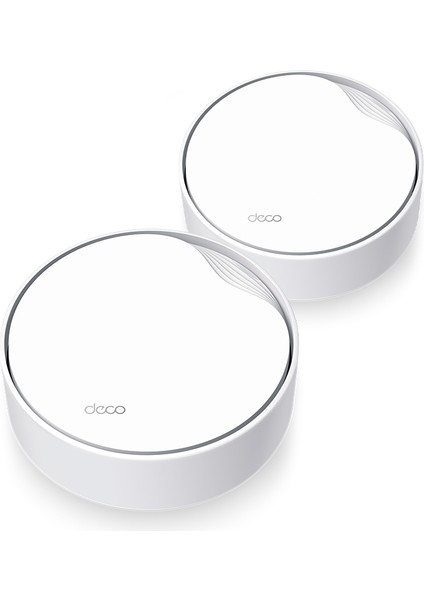 TP-Link Deco X50-PoE(2-pack) PoE Destekli Wi-Fi 6 Mesh Sistemi | AX3000 Mbps Hız | Fiber Uyumlu | Çift Bant | 2.5 Gbps Port | 150 Cihaz | 420 m² Kapsama Alanı | WPA3 | Mobil Uygulama ile Kolay Kurulum