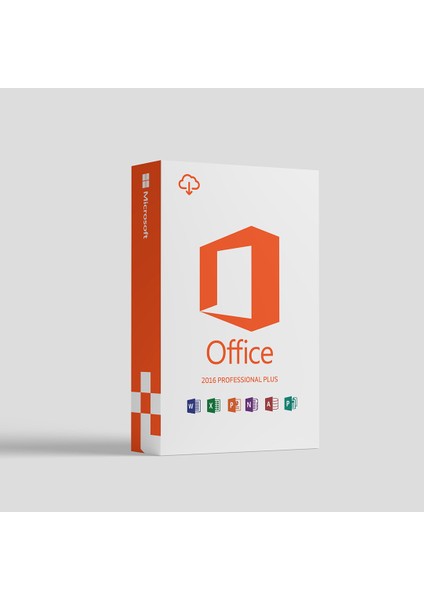 Microsoft Office 2016 Pro Plus Dijital Lisans Anahtarı Turuncu Renkli Tekli Anahtar