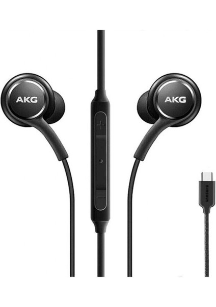 AKG Samsung Akg Typec Girişli Mikrofonlu Kontrol Kumandalı Kulak Içi Kablolu Kulaklık