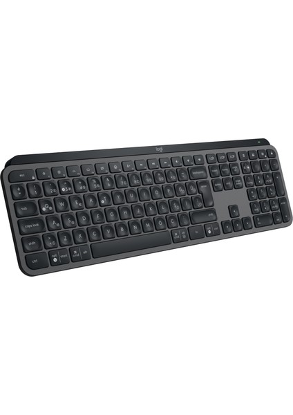 Logitech MX Keys S Gelişmiş Aydınlatmalı Tam Boyutlu Kablosuz Türkçe Q Klavye - Siyah
