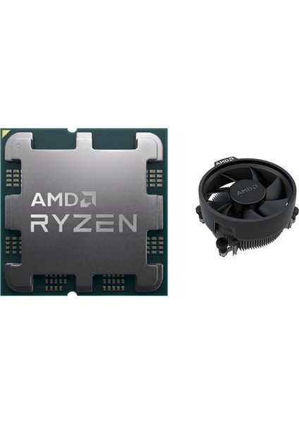 AMD Ryzen 5 7500F 3,7 GHz 6 Çekirdek AM5 İşlemci 32 MB Cache 65W TDP 7.Nesil