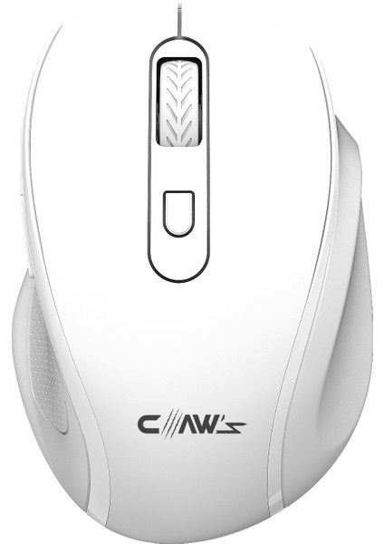 Claw's Claw’s Genius v2 Pixart PAW3065 Sensörlü Kompakt Kablosuz Mouse - Beyaz (Windows & Mac Uyumlu)