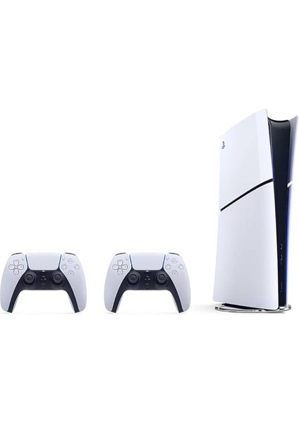 Sony Playstation 5 Slim Digital 1TB İthalatçı Garantili + 2.Dualsense Beyaz