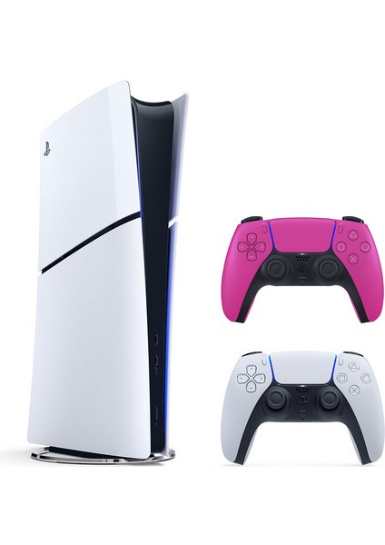 Sony Playstation 5 Slim 1 Tb + Digital Edition + 2. Dualsense ( Beyaz - Pembe)