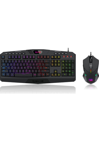 Redragon S101-5 Oyuncu Rgb Klavye + Mouse K503RGB + M601RGB