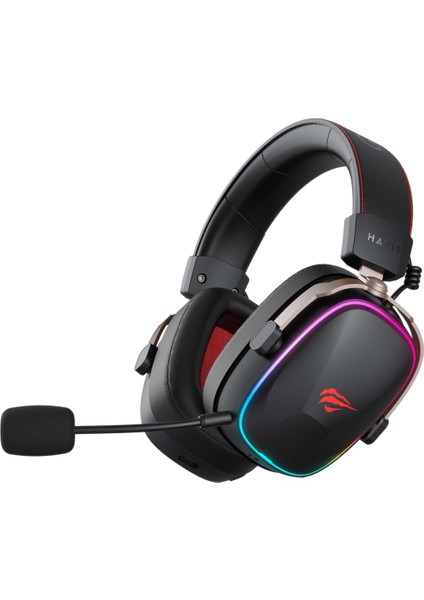 Havit Gamenote H2039BG Gaming Kablosuz 7.1 Oyuncu Kulaklığı 2.4ghz+Bt+3.5mm Audio