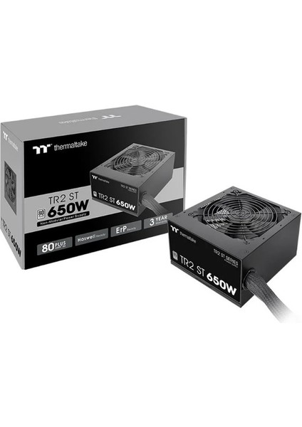 Thermaltake TR2 ST 650W 80+ APFC 12cm Fanlı PSU (PS-TRS-0650NNSAWE-T)
