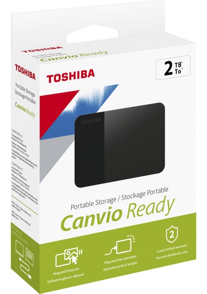 Toshiba 2tb Canvıo Ready 2.5" Usb3.2 Toshıba HDTP320EK3AA