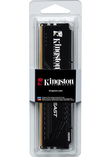 Kingston 16GB 5600MT/s DDR5 CL36 DIMM Beast Black EXPO Turkey KF556C36BBE-16TR - RAM