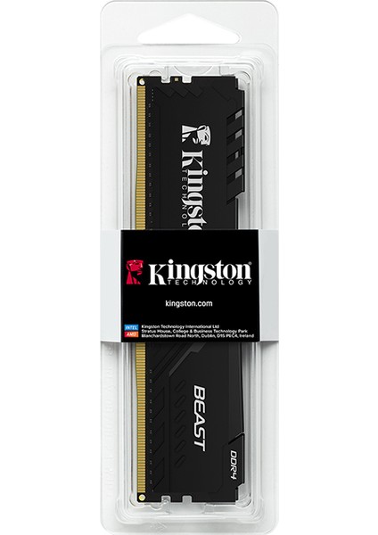 Kingston 32GB 3600MT/s DDR4 CL18 DIMM Beast Black Turkey KF436C18BB/32TR - RAM