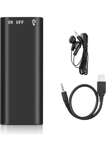 Beemen Süper Ultra Mini Profesyonel Ses Kayıt Cihazı 16GB Taşınabilir Tasarım ve USB Bağlantı