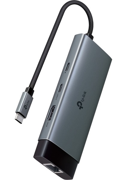 TP-Link UH6120C | USB-C 6-in-1 Hub | 4K@60Hz HDMI | 1 Gbps Ethernet | 100W Hızlı Şarj | USB-C & USB-A Data Portları | SD/microSD Uyumlu | Tak & Çalıştır | Windows | Mac | Linux & Mobile Uyumlu