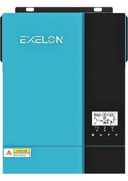 Exelon 48 V Volt 6200 W Watt 6.2 Kw Mppt Tam Sinus Akıllı Inverter 220 Volt Çevirici Invertör