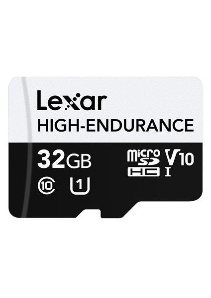 Lexar 32GB microSD 100MB/s Okuma 30MB/s Yazma Yüksek Dayanıklı Hafıza Kartı LMSHGED032G-BCNNG