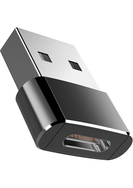 Lunatic 2944 USB 3.0 To Type C 3.1 Şarj Data USB 3.0 To Type-C Dişi Çevirici Dönüştürücü Adaptör USB Dişi Type-C Soketine Çevirir Iki Ucu Type-C Olan Kablo ile Standart USB Üzerinden Şarj Edilir