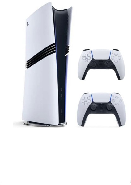 Sony Playstation 5 Pro 2 Tb Digital Edition + Dualsense Kol (Ithalatci) Beyaz Renkli Oyun Konsolu