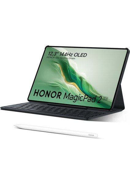 HONOR Magic Pad 2 12GB 256GB 12.3" Siyah Tablet + Klavyeli Kılıf + Kalem