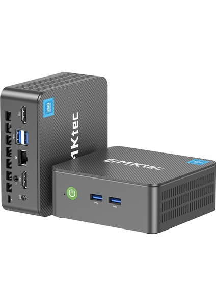 GMKtec G3 PLUS Intel N150 İşlemci, 16GB RAM, 512GB NVMe SSD, 2xHDMI, 2.5 Gigabit Ethernet Win 11 PRO Mini PC
