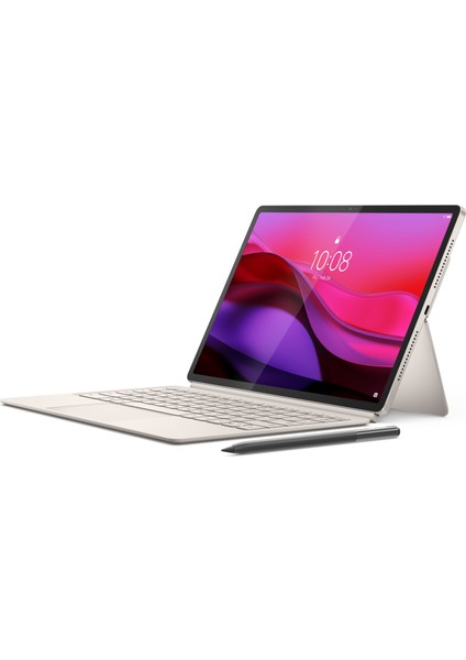 Lenovo Yoga Tab Plus 16GB 512GB 12.7" 3k 900NITS 144Hz Tablet + Klavye + Kalem ZAEG0058TR -Krem