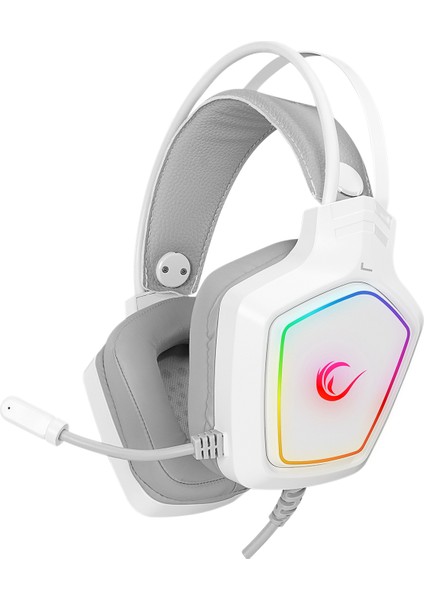 Rampage X-Ranger Beyaz 7.1 Rgb Led'li Mikrofonlu Oyuncu Kulaklığı Gaming Kulaklık Profesyonel Kulaklık Surround