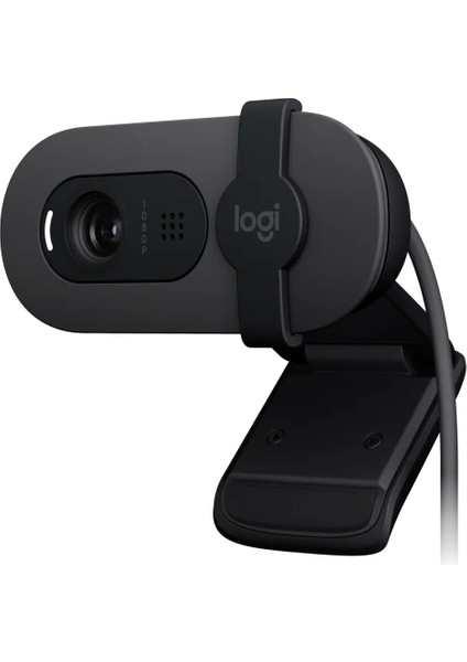 Logitech Brio 105 Otomatik Işık Dengeli USB Bağlantılı Web Kamerası 1920 x 1080 Çözünürlük ve Mikrofon