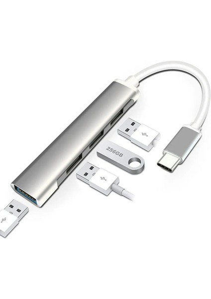 Ocado Type-C 4 Girişli USB Çoğaltıcı Type-C To USB Hub