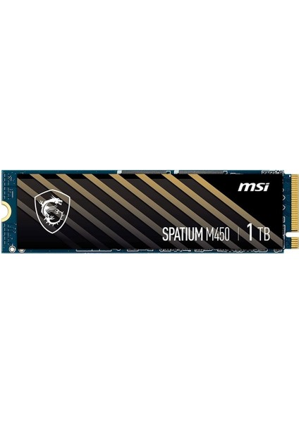 MSI Msı Spatıum M450 Pcıe 4.0 Nvme M.2 1tb V1 Okuma 3400MB / Yazma 2400MB SSD