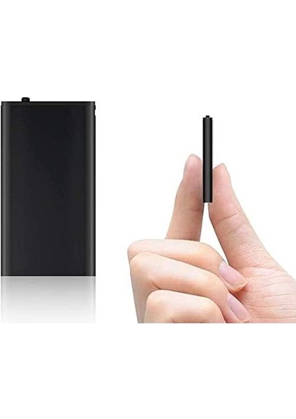 Tokurtech Ses Sensörlü Kulaklıklı Ses Kayıt Cihazı 16 GB Taşınabilir ve Kompakt Tasarım