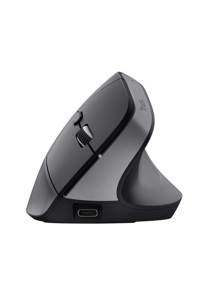 Trust Bayo+ Ergonomik Kablosuz Mouse 2400 DPI Bluetooth Ev Ofis Kullanımı İçin Siyah