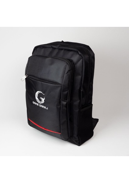 Game Garaj 17" Siyah Su Geçirmez Laptop Sırt Çantası Ergonomik Tasarım ile Koruma